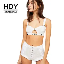 HDY Haoduoyi, новинка, простой, сексуальный, выдолбленный, с вышивкой, с кружевной прострочкой, с боковой пряжкой, съемный, пуш-ап, бюстгальтер, нижнее белье, бюстгальтер без косточек