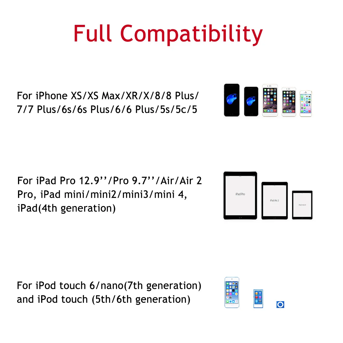 INSMA MFI معتمد كابل البرق سريع شحن التوافق ل أبل فون XS ماكس XR X 8 زائد 7 7 زائد 6 6 زائد 5 5 s 5c SE