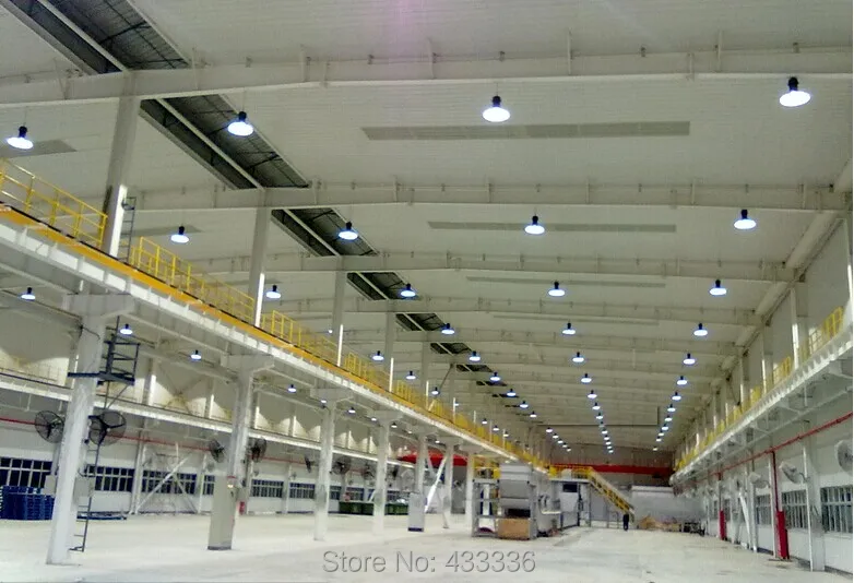 Промышленный lighitng лампы 4 шт./лот 100 Вт светодиодный подвесной светильник типа High Bay свет AC85~ 265 V 2 года гарантии IP54 светодиодный светильник