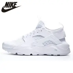 Nike Air Huarache RUN ULTRA Мужская Удобная обувь для бега оригинальные дышащий для занятий спортом на улице кроссовки #819685-101