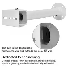 Прикрепляемый к потолку подставка для настенного монтажа кронштейн сплав для камеры видеонаблюдения 30 см монитор Стенд