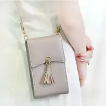 

Japanese Korean PU Single Shoulder Bag Female Fashion Student Hand Bags Handbag Messenger Crossbody Mini Mobile Phone Bag Wallet
