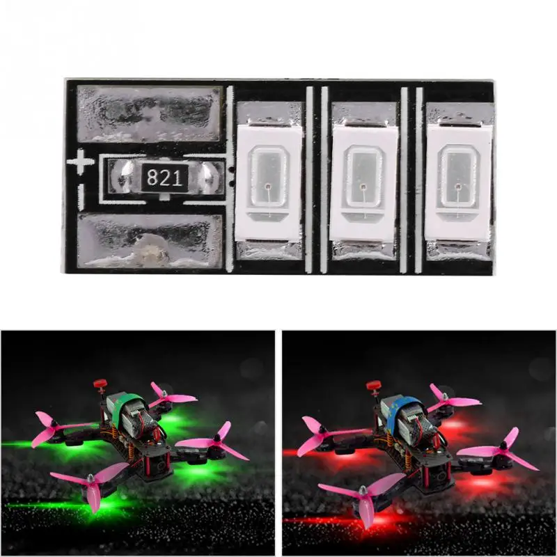 4 6S Mini LED Light Board RC LEDs Set for FPV Racing Done Quadcopter
