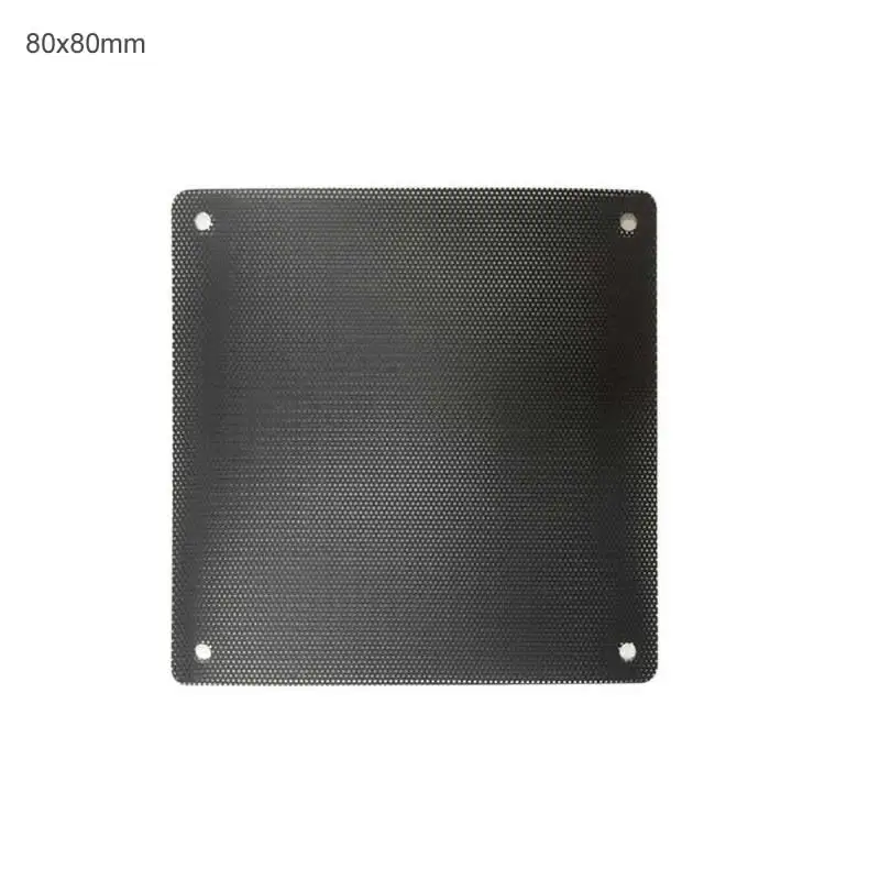 12 шт./лот 80x80 мм компьютер PC пылезащитный кулер вентилятор чехол Пылезащитный фильтр Cuttable сетки подходит - изображение