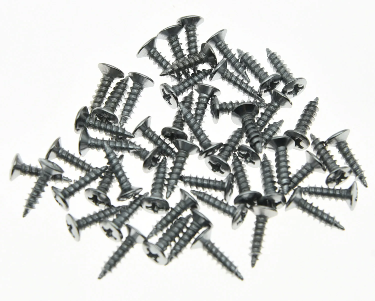 

KAISH Pack Of 50 pcs Chrome Guitar Pickguard Screws