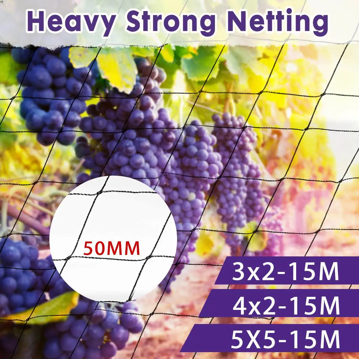 

Nylon Anti Bird Mesh 3x2-15m Garden Bird Net Netting Vegetables Fruit Tree Crops Protect Mesh Anti Bird Cat Dog Chicken Net