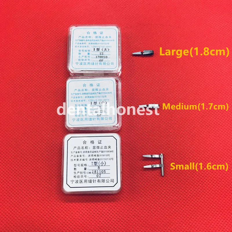 

2019 Hemostatic clip arterial venous clip small blood vessel clip temporary blocking clip experiment closed device