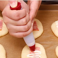 1 шт. силиконовая пищевая письменная ручка для украшения выпечки кремом кондитерские изделия ручка для украшения DIY персонализированные торт креативные Кондитерские мешки ручка