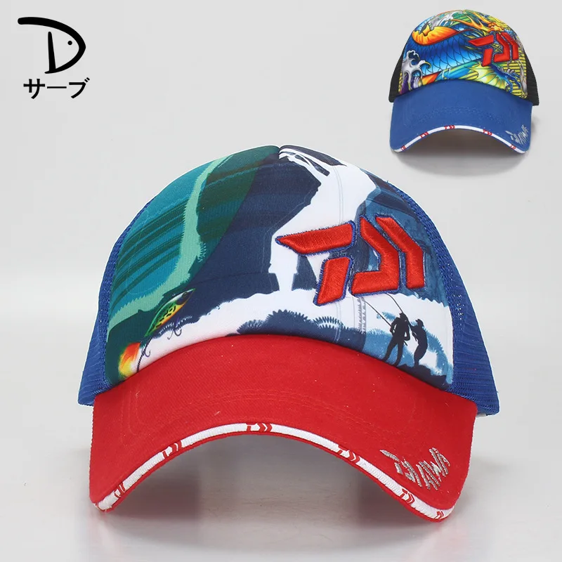 Новые Daiwa рыболовные кепки летние Dawa солнцезащитная Кепка дышащая анти-УФ