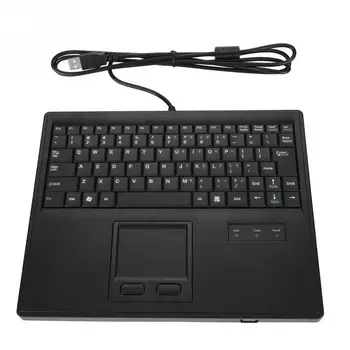 

84 Keys Scirrors Foot Keys Wired Keyboard with Touchpad Precise Touch Control Touchpad Keyboard for Desktop Laptop