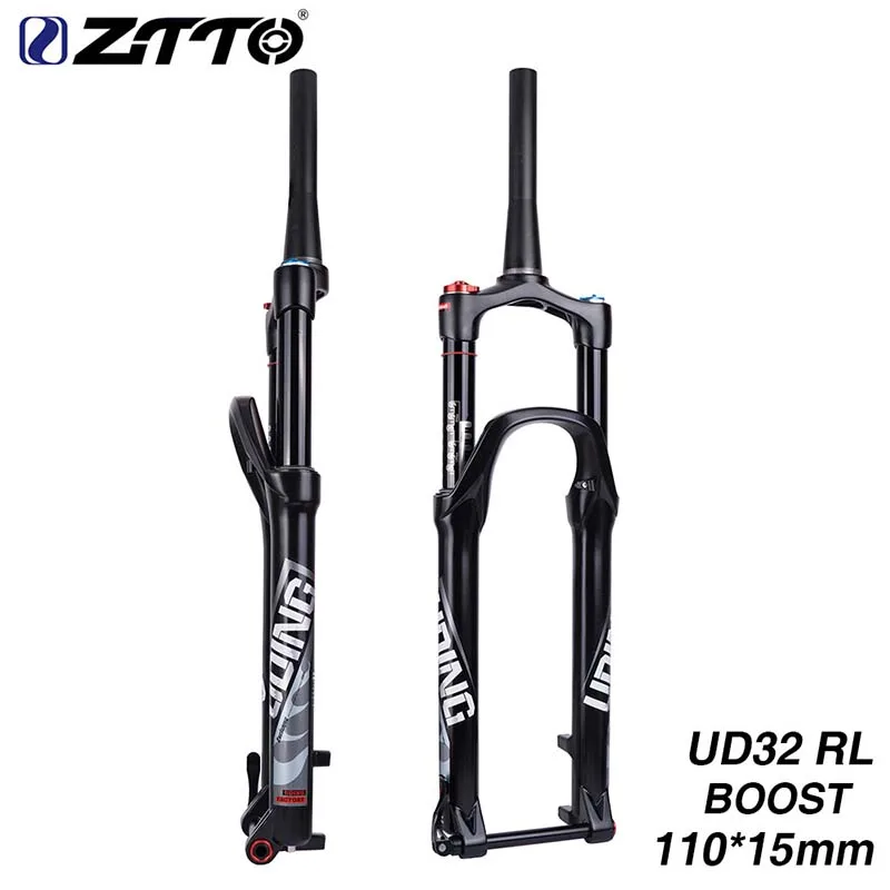 Велосипедная пневматическая подвеска ZTTO 32 RL BOOST 140 мм 29 27 5 Plus 110 110*15 замок