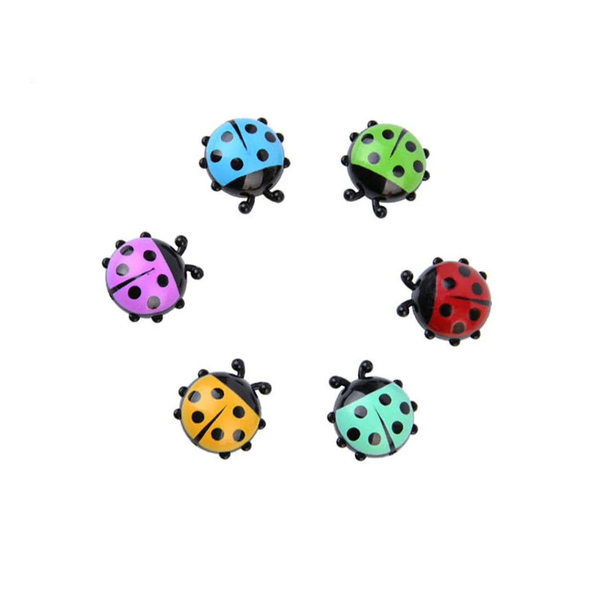 

6PCS Durable Useful Pratical Cute Convenient Magnetic Sticker Wall Sculpture Sticker Refrigerator Magnets Desktop Stickers