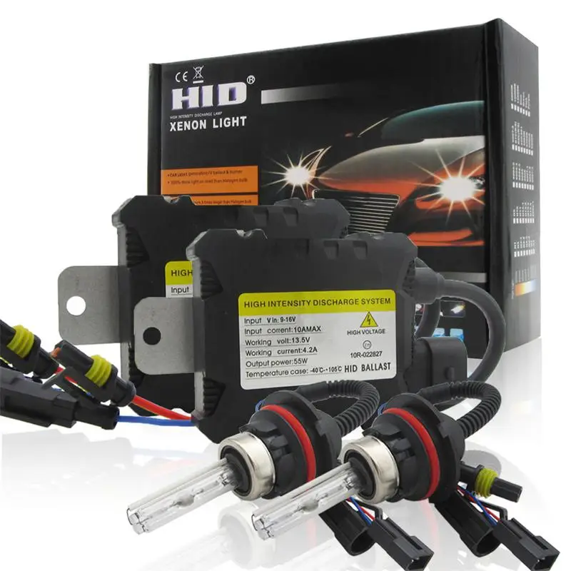 

Professional 2pcs HID Bulbs 9004/7-H/L Head Light 55W HID Lamp High Brightness Replacement Bulbs Car Light
