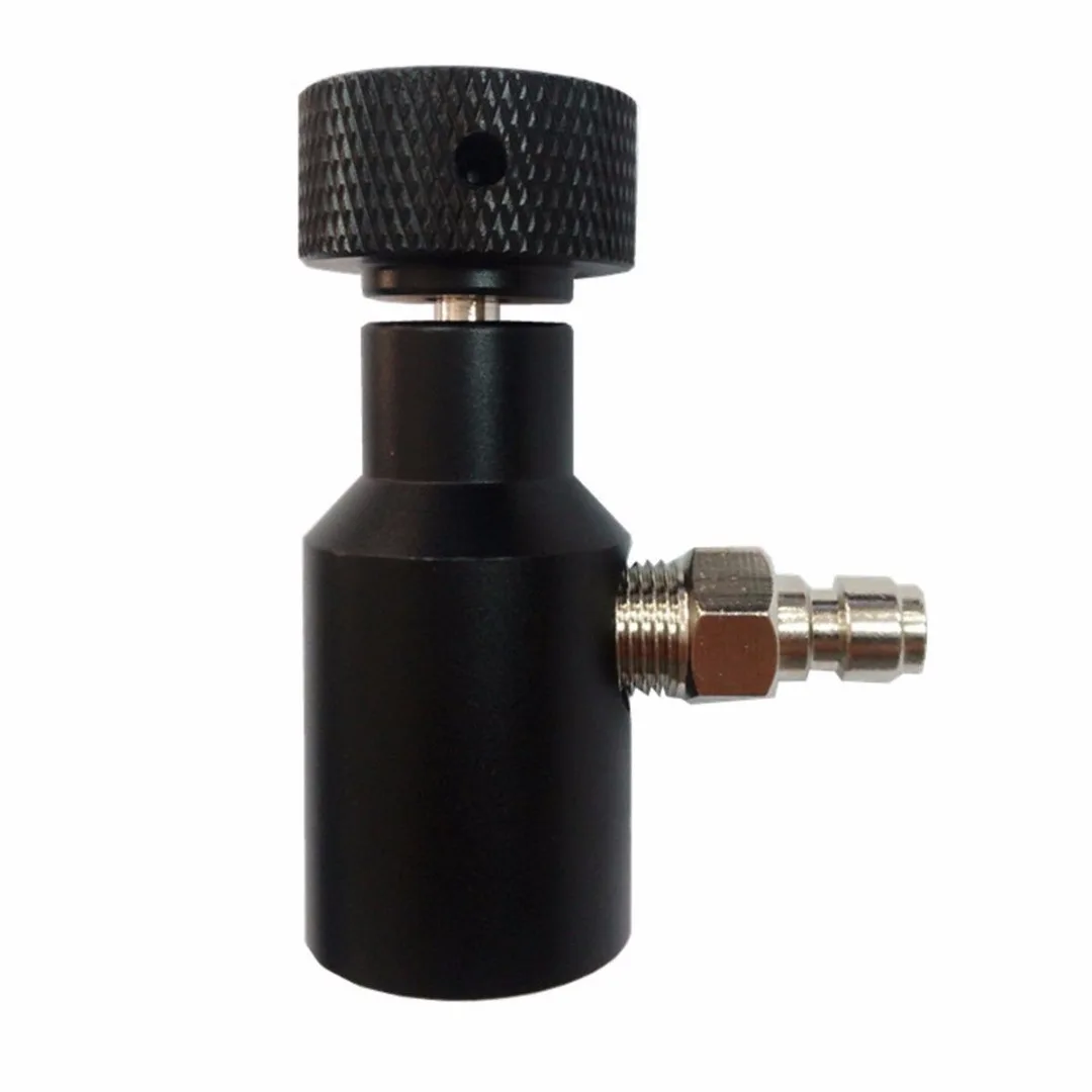 

New Paintball PCP Remote Hose Universal Fill Adapter CO2 Adapter On/Off ASA -BLACK