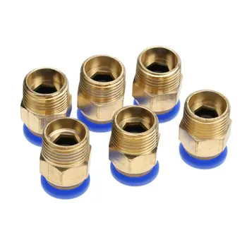 

Pneumatic 8mm Connector Air Pipe Push In Quick Fittings Male Thread Straight Connectors 2019 new style