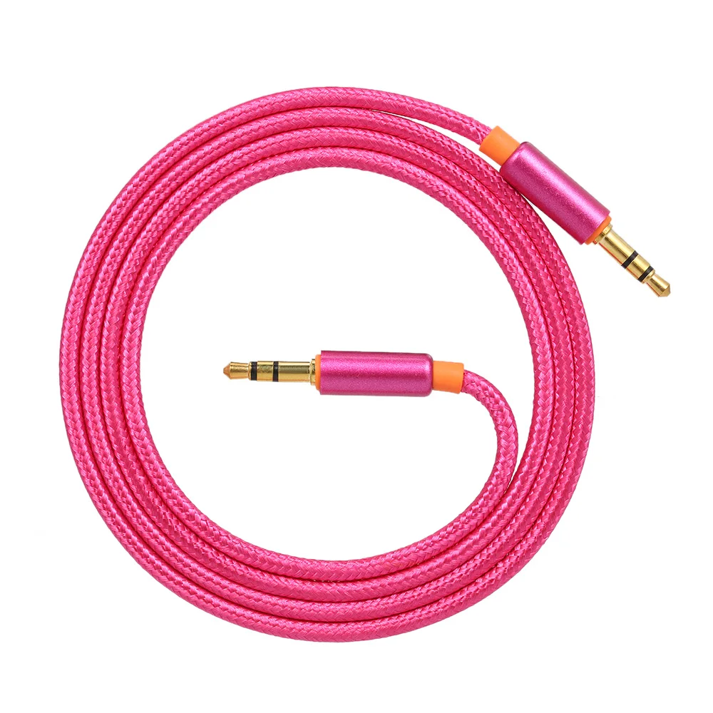 

1 Meter Audio Extension Cable 3.5mm Jack Male to Male AUX Cable 3.5 mm Audio Extender Cord for Computer Mobile Phones Amplifier