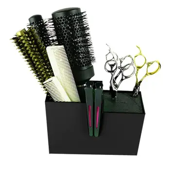 

Professional Salon Scissors Holder Rack Storage Case Hairdressing Combs Clips Desktop Organizer Accessories for Hair Stylist