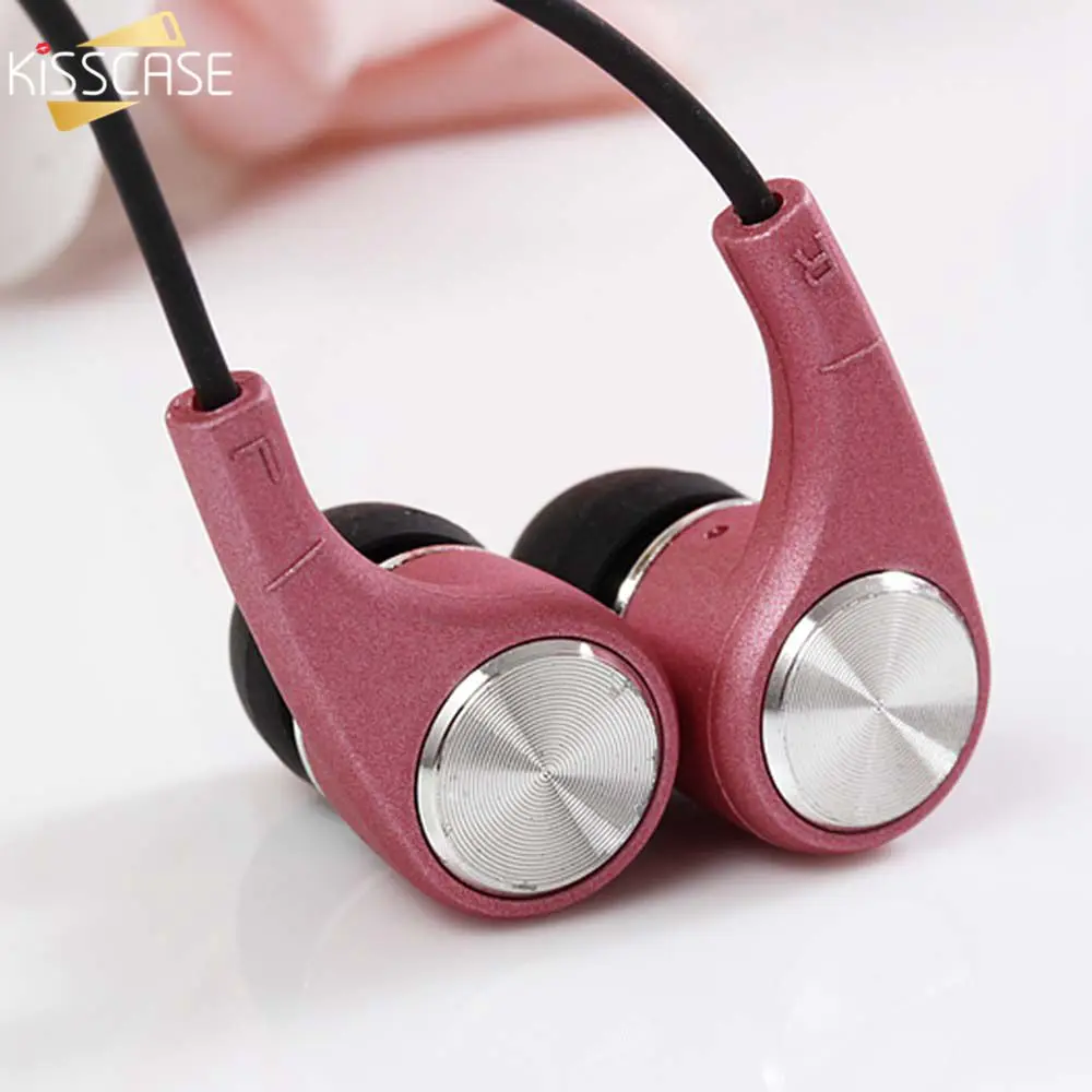 Спортивные наушники KISSCASE In Ear для Xiaomi с басами микрофоном MP3 MP4|Наушники и