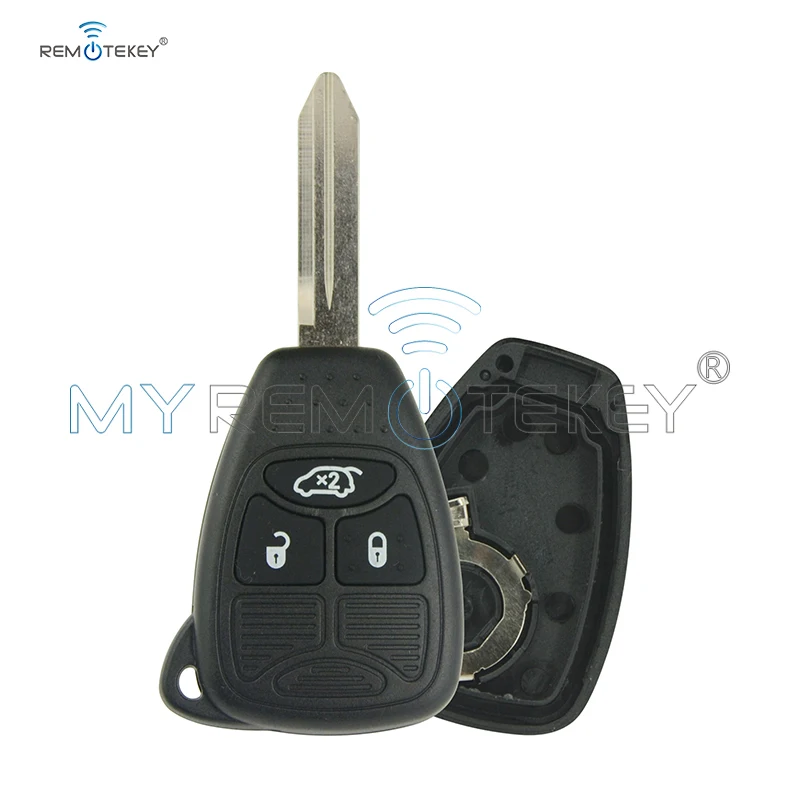 Remtekey 04589199AC Remote key head case 3 button for Chrysler Dodge Jeep 2006 2007 2008 2009 2010 2011 2012
