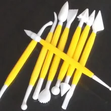 3 карты 8 шт. стеки украшения торта Сахарная паста Торт Плесень украшения помадка торт инструмент