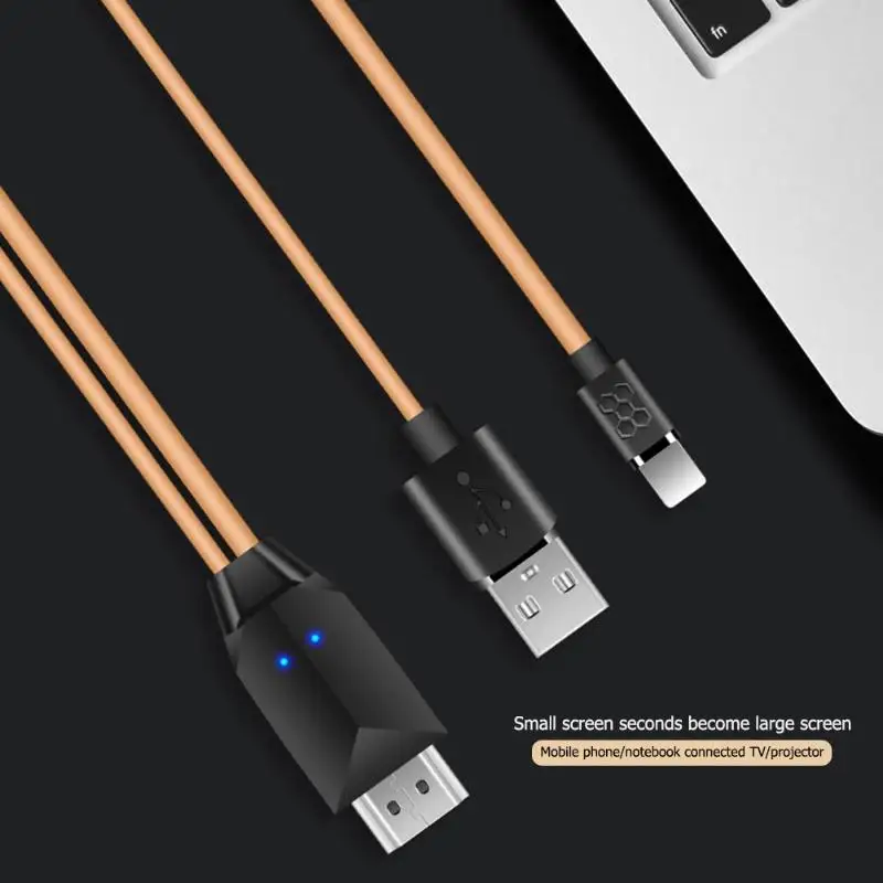 8Pin до 1080 P HDMI HDTV AV кабель переходник для телевизора провода шнура iPhone 6/7/8/X| |