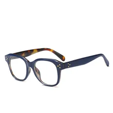 Ретро для женщин оправы для очков негабаритные очки оптический уличной моды оснастки глаз очки от близорукости, по рецепту Женский Большой