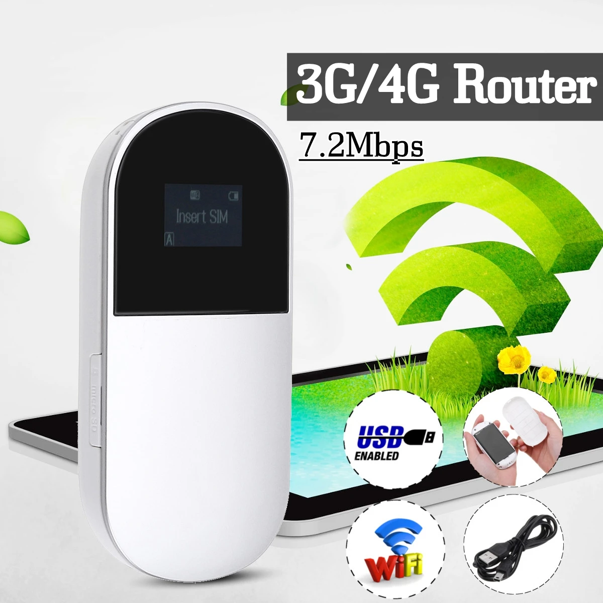 

E5832 150Mbps 3G Mobile WiFi Wireless MIFI Hotspot Router Smart Modem Broadband U NLOCKED