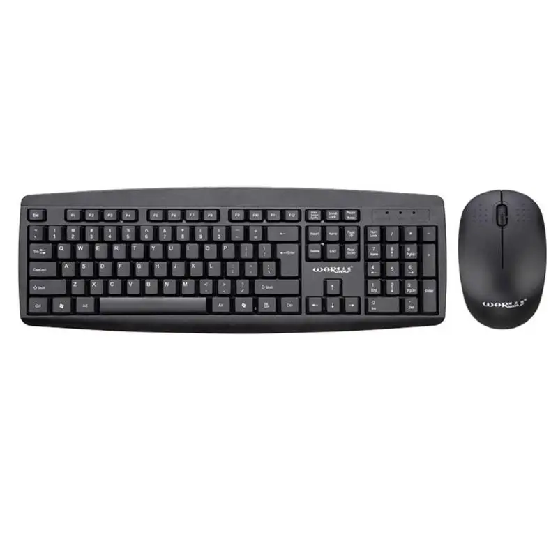 

SR-8100 Wireless Mouse+Splashproof Low Noise Keyboard Combo for Laptop Desktop PC Notebook Mouse Keyboard Set for Home Office
