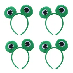4 шт повязка на глаза для косплея вечерние костюмы животных лягушка головной убор для детей и взрослых