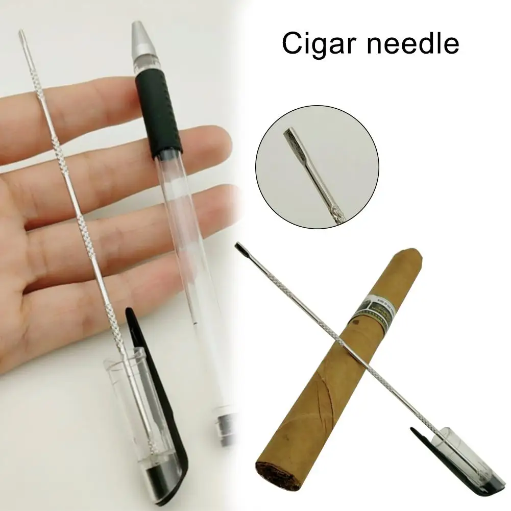 

2-Pack Cigar Needle Punch Reamer Cigar Dredge Tool Accessories Humidor Cigar Cutter #35