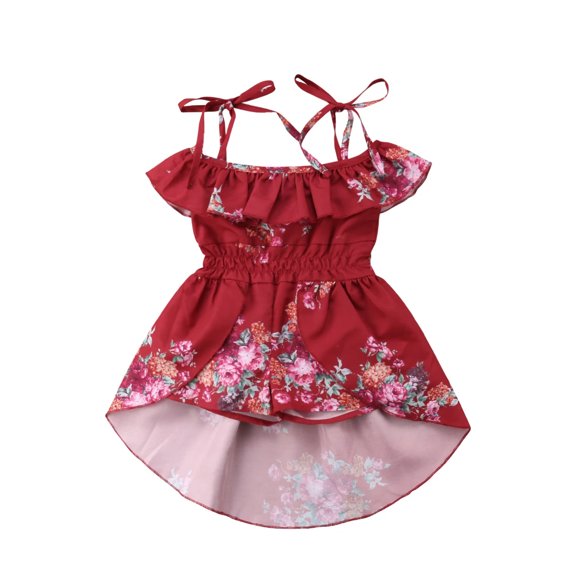 baby girl off shoulder romper
