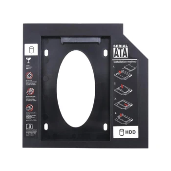 

Ultrathin For 7-12.7Mmnotebook Laptop Pc Cd Drive Slot Hdd Ssd Holder Bracket Plastic Sata Hard Disk Drive Optical Bay With Sc