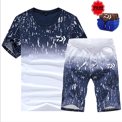 

Fishing Suit Men Spring Summer Fishing Top Wear Quick Drying Breathable Anti UV Sun Protection Fishing T Shirt &Pant Free Gift