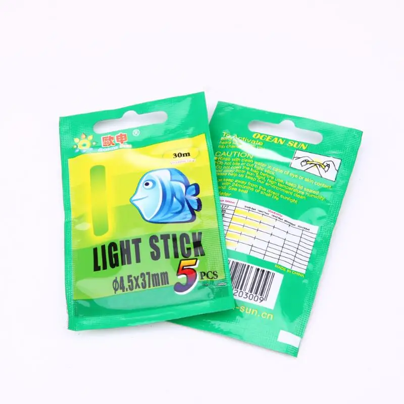 25 шт. 4 5*37 мм ночник светящийся поплавок для рыбалки флуоресцентная световая