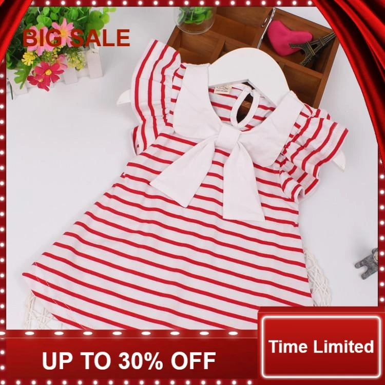 

Baby Clothes 2018 Summer Children Clothing Baby Dress Casual Stripe Dress For Girl Baby Girl Dress