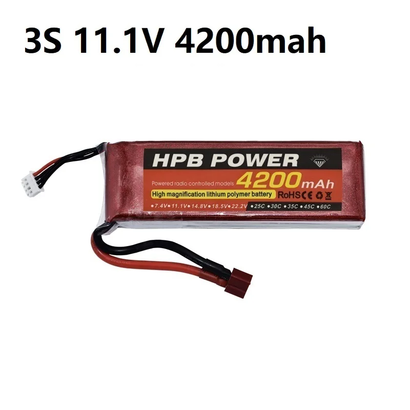 3S 11 1 V 4200mAh 35C Lipo батарея LiPo литий полимерная для RC вертолетов автомобиля лодки Drone