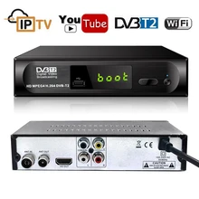 Koqit 1080P DVB-T2 Tv tuner dvb t2 HD TV Box receptor Terrestrial Convertor MPEG4 DVB T Digital Receiver Witi Youtube IPTV M3u