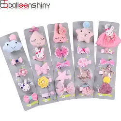BalleenShiny милые для маленьких девочек животных мультфильм шпилька Дети Кролик Кукла заколка принцессы Heaadwear аксессуары Подарки