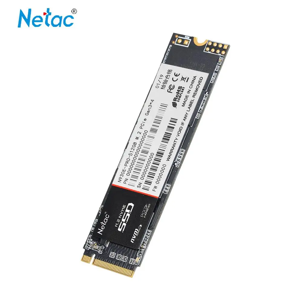 Netac N930E Pro SSD M.2 2280 SSD 128 GB NVMe PCIe Gen3 * 4 3D MLC/TLC NAND Flash solid State Drive Netac N930E Pro SSD M.2 2280 SSD 128 GB NVMe PCIe Gen3 * 4 3D MLC/TLC NAND Flash solid State Drive