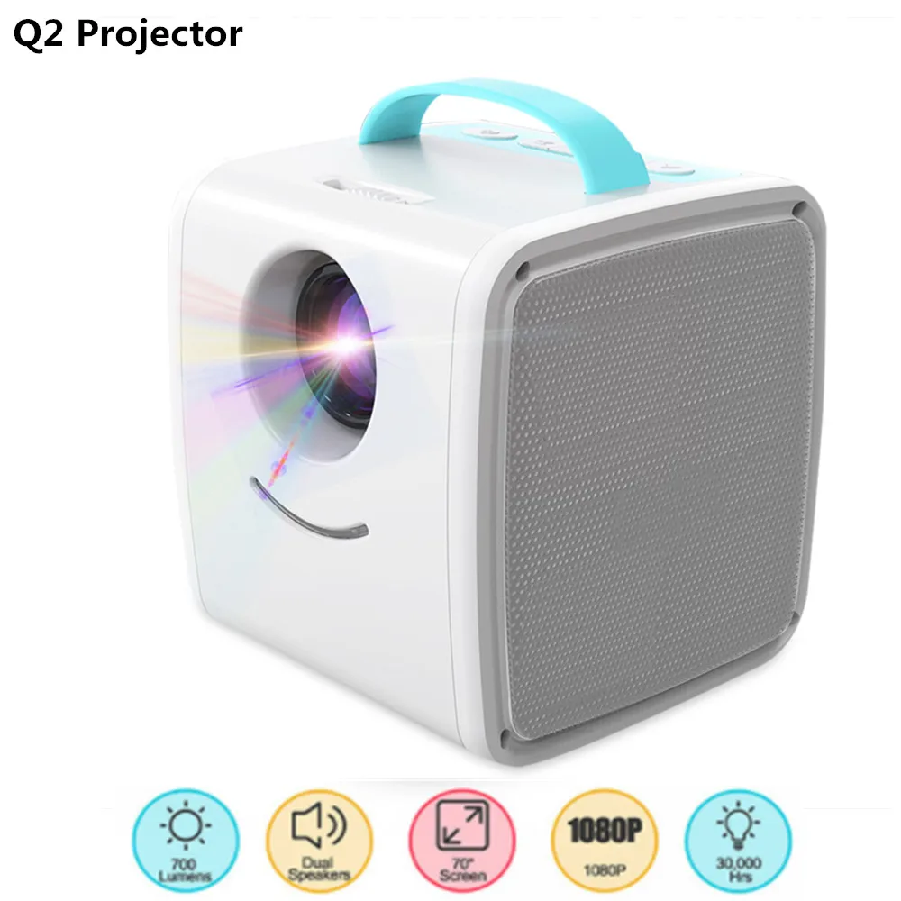 Q2 المحمولة البسيطة LCD العارض المسرح المنزلي 700 لومينز المزدوج المتحدثين كامل HD 1080 P LED TV المنزل متعاطي المخدرات ل الاطفال التعليم هدية Q2 المحمولة البسيطة LCD العارض المسرح المنزلي 700 لومينز المزدوج المتحدثين كامل HD 1080 P LED TV المنزل متعاطي المخدرات ل الاطفال التعليم هدية