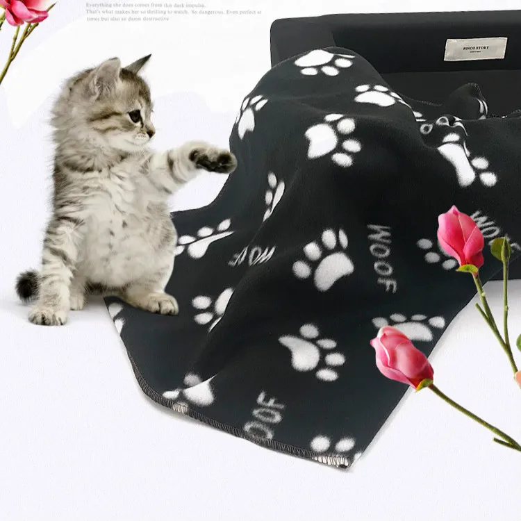 

Dog Blanket Pet Blanket Velvet Plush Fleece Material for Small Medium Large Dogs dog mat