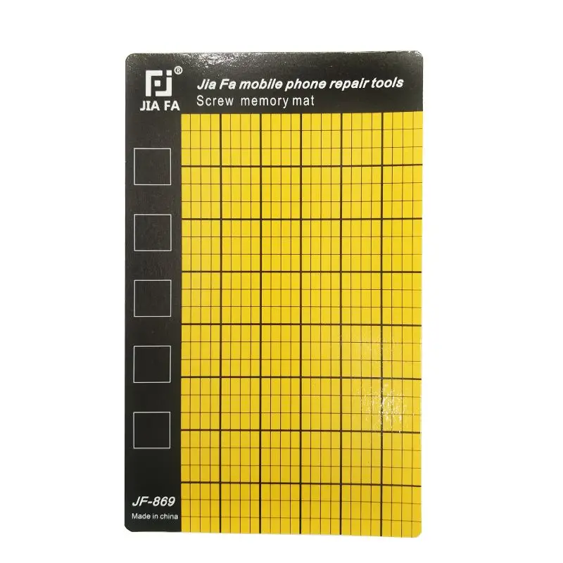 

Bakeey 145 x 90mm Magnetic Screw Mat Mobile Phone Repair Tools Storage mats yellow Disassemble Memory Chart Work Pad Universal