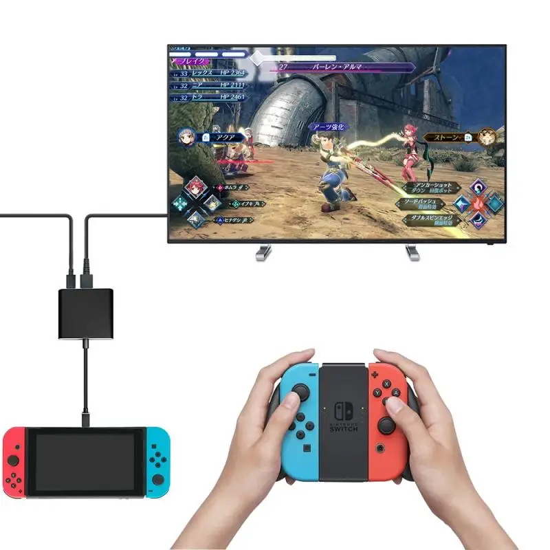 

Switch Dock Portable Mini Size Version Direct Portable TV output Small Adapter Dock Replacement For Nintend High Quality