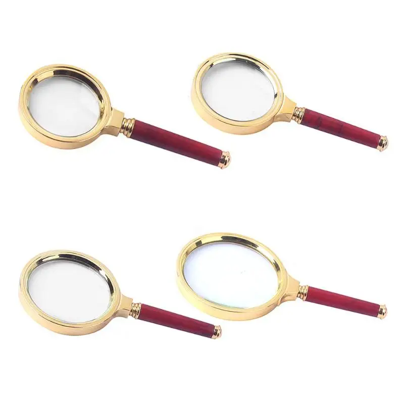 

Magnifying Glass Portable Handheld Magnifier for Jewelry Newspaper Book Reading High Definition Eye Loupe Glass 6X/5X/4X/3X