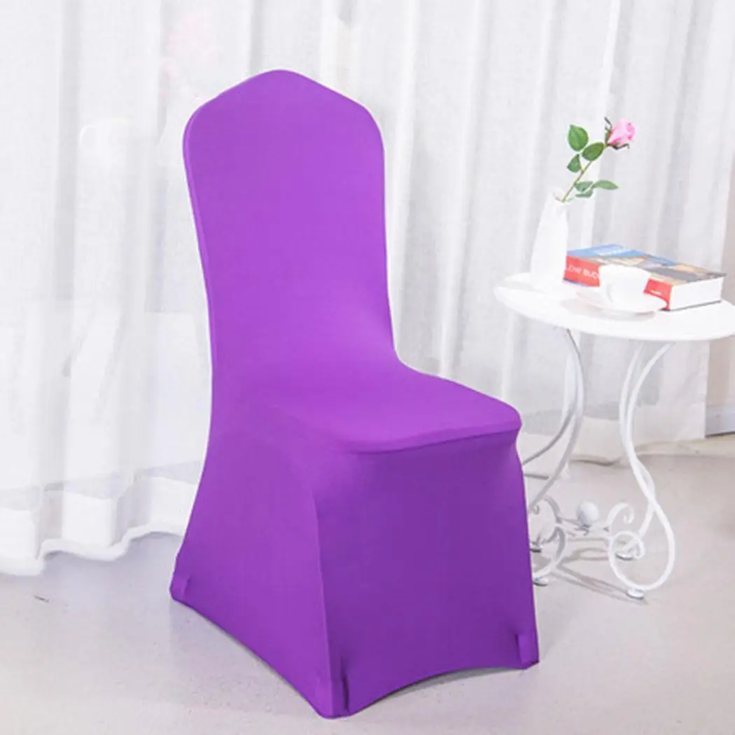 

Chair Cover Solid for Wedding and Christmas, Events Supplies Party Decoration