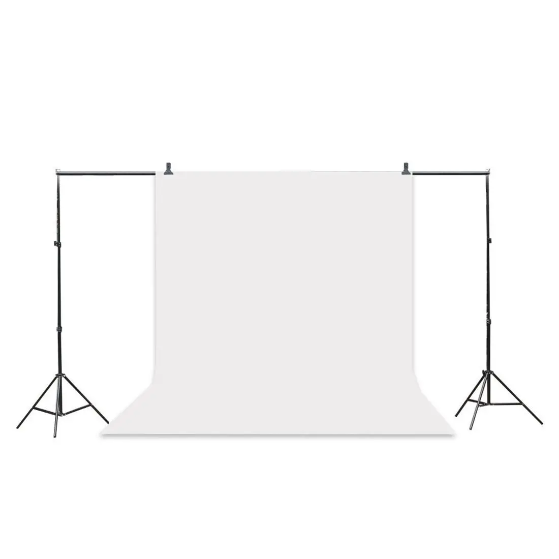 

Professional Studio Background Stand Kit - 10x6.5ft Photo Backdrop Support Stand Kit + Backdrop Screen (Black,Green,White) + 2