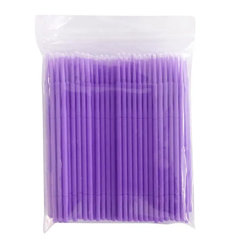 

Disposable Cotton Swabs Eyelash Brushes Cleaning Swab Microbrush Makeup Accessories