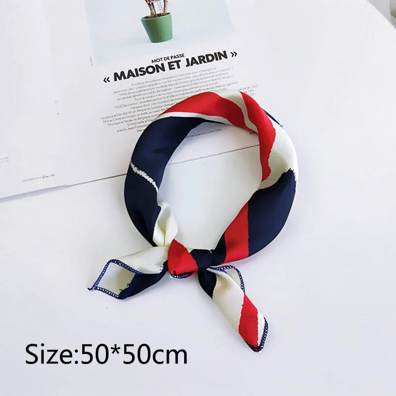 Printing Scarf Wild Silk Retro Square Feeling Satin Women Ladies 1pc New Neckerchief Scarves Hair Tie Band Headwear Soft Neck Printing Scarf Wild Silk Retro Square Feeling Satin Women Ladies 1pc New Neckerchief Scarves Hair Tie Band Headwear Soft Neck