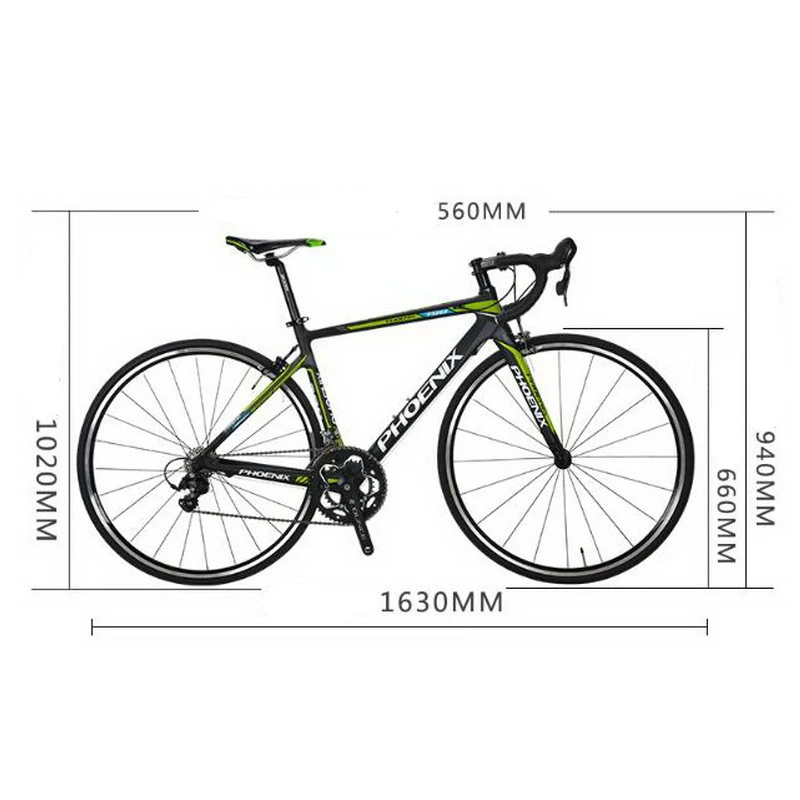 Flash Deal 140901/Carbon fiber road bike / 8/16/18 speed male and female cross country bend road bike/High-quality materials 4