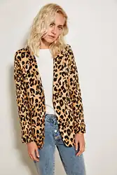 Trendyol Leopard шаблон норковая куртка TOFAW19TI0212